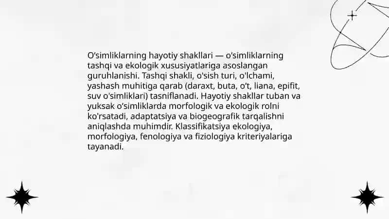 Oʻsimliklarning hayotiy shakllari 3