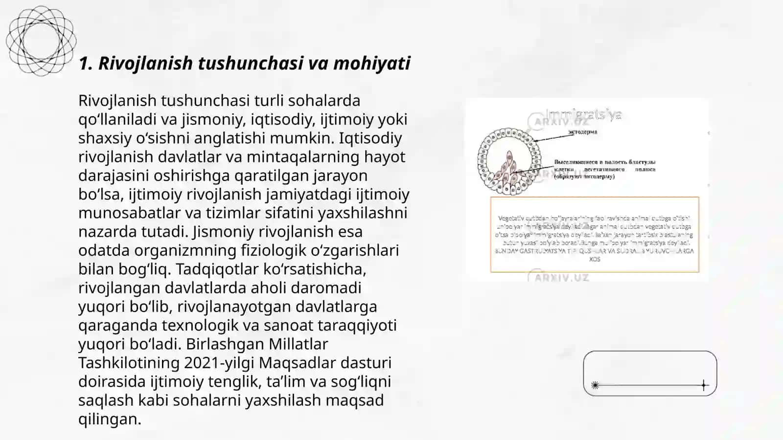 Rivojlanishning umumiy qonunlari va kategoriyalari 3