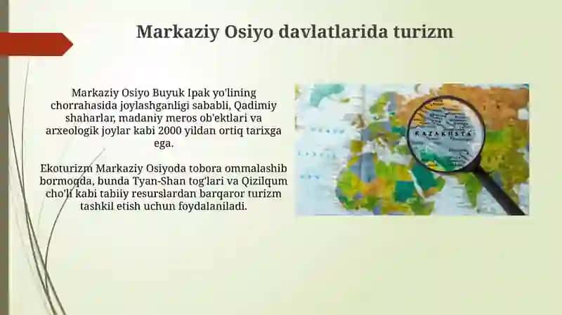 Markaziy Osiyoda davlatlari turizmi 3