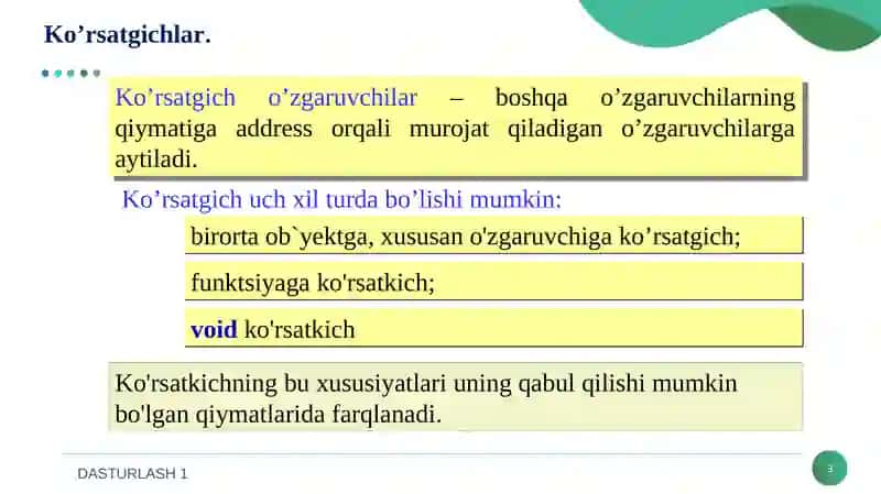 DASTURLASH 1 3