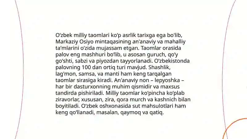 Oʻzbek milliy taomlari 3