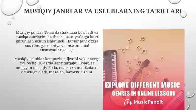 Musiqiy janrlar va uslublar 3