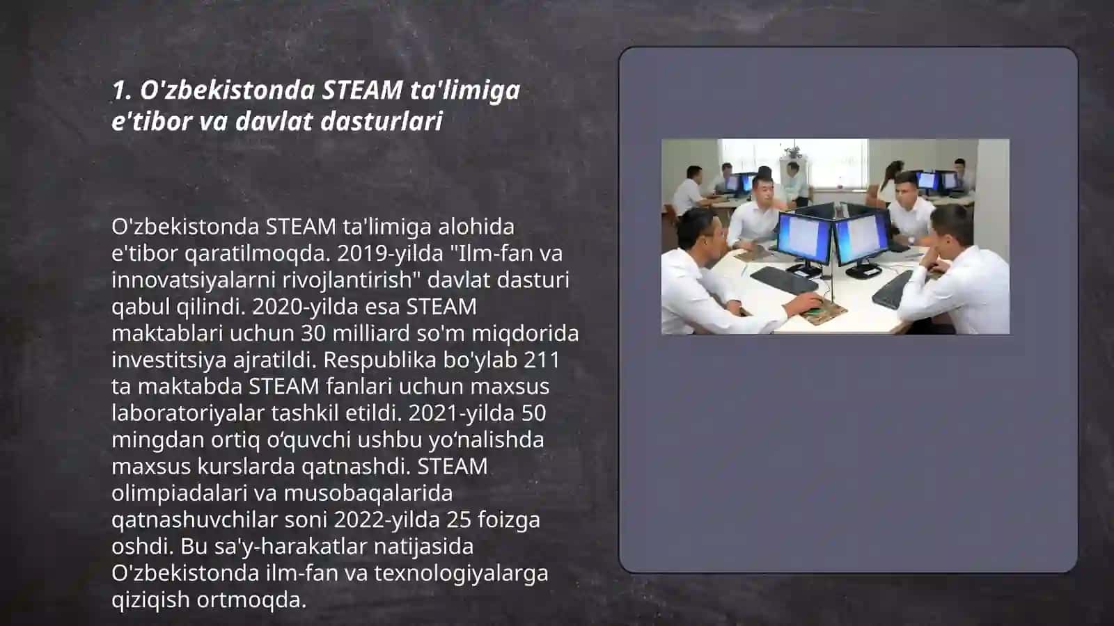 O'zbekistonda STEAM ta'limining rivojlanishi 3