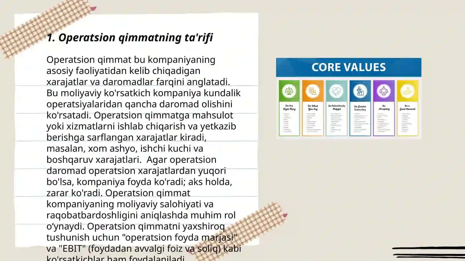 Оpеrаtsiоn qiymаt mеnеjmеnti mаzmuni vа mоhiyati 3