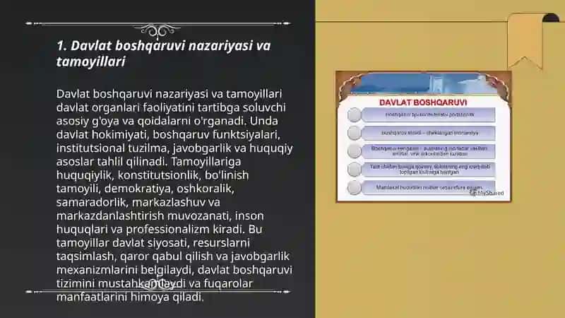 Davlat boshqaruvi nazariyasi va tamoyillari 3