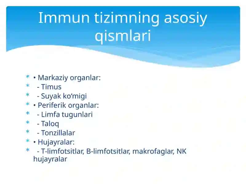 Immunizimining shakllanishi va yoshga qarab o‘zgarishi 3