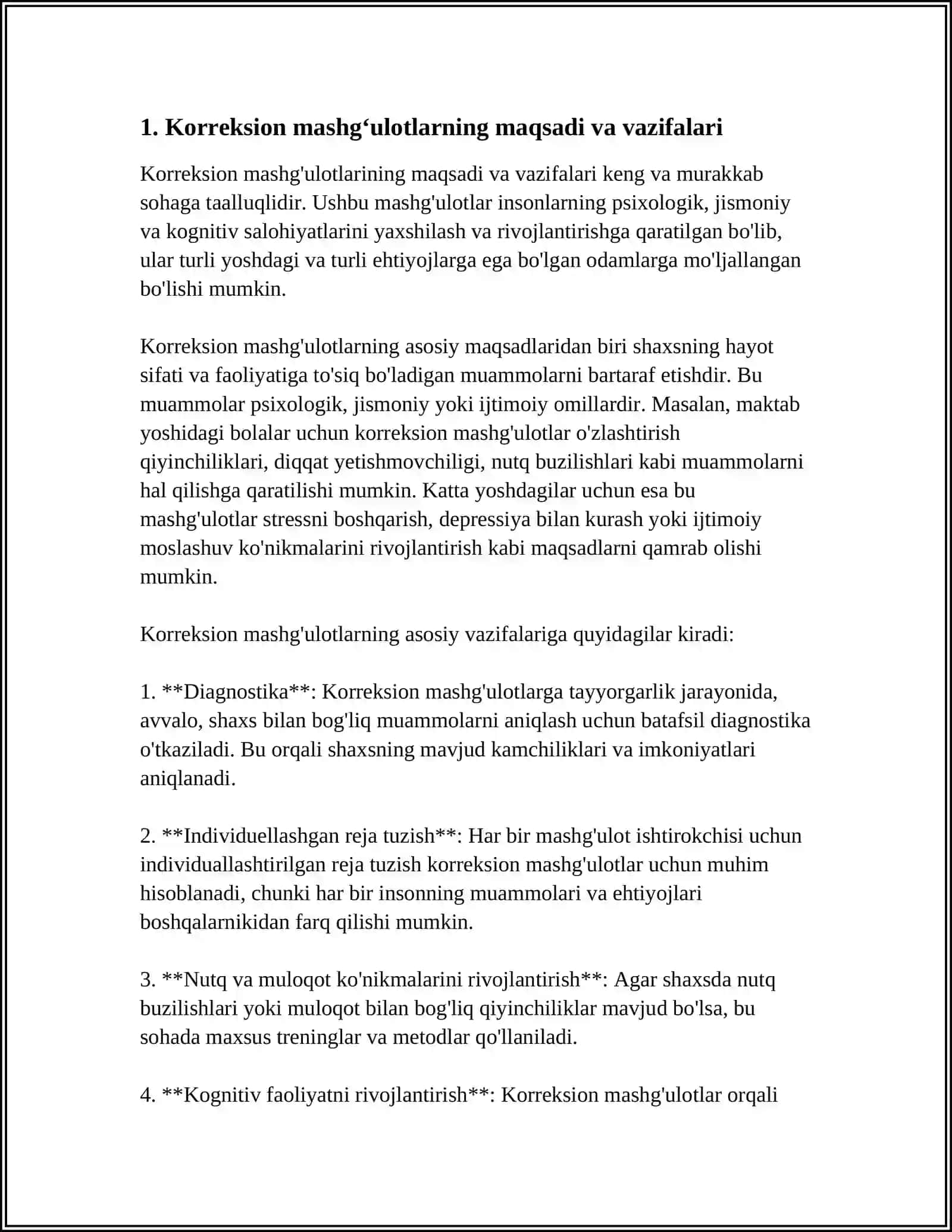 KORREKSION MASHGʻULOTLARINI TASHKIL ETISH XUSUSIYATLARI VA MAZMUNI 3