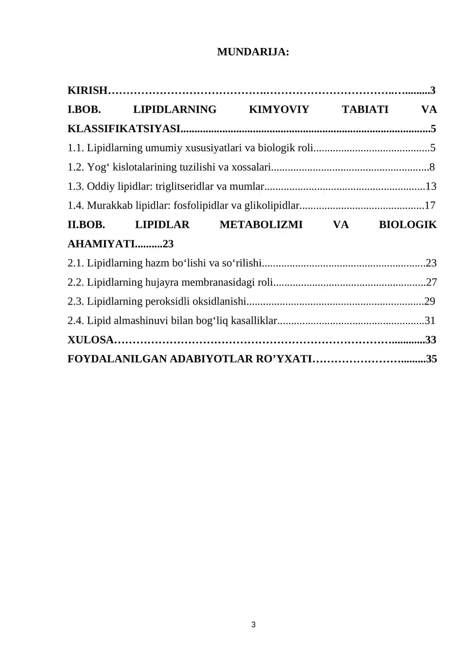 Lipidlar 3