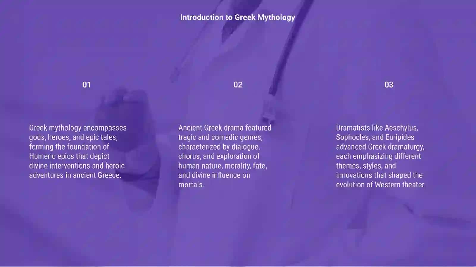 Greek Mythology Overview 3