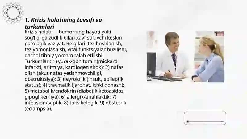 Krizis holatidagi bemorlarni parvarish qilish 3