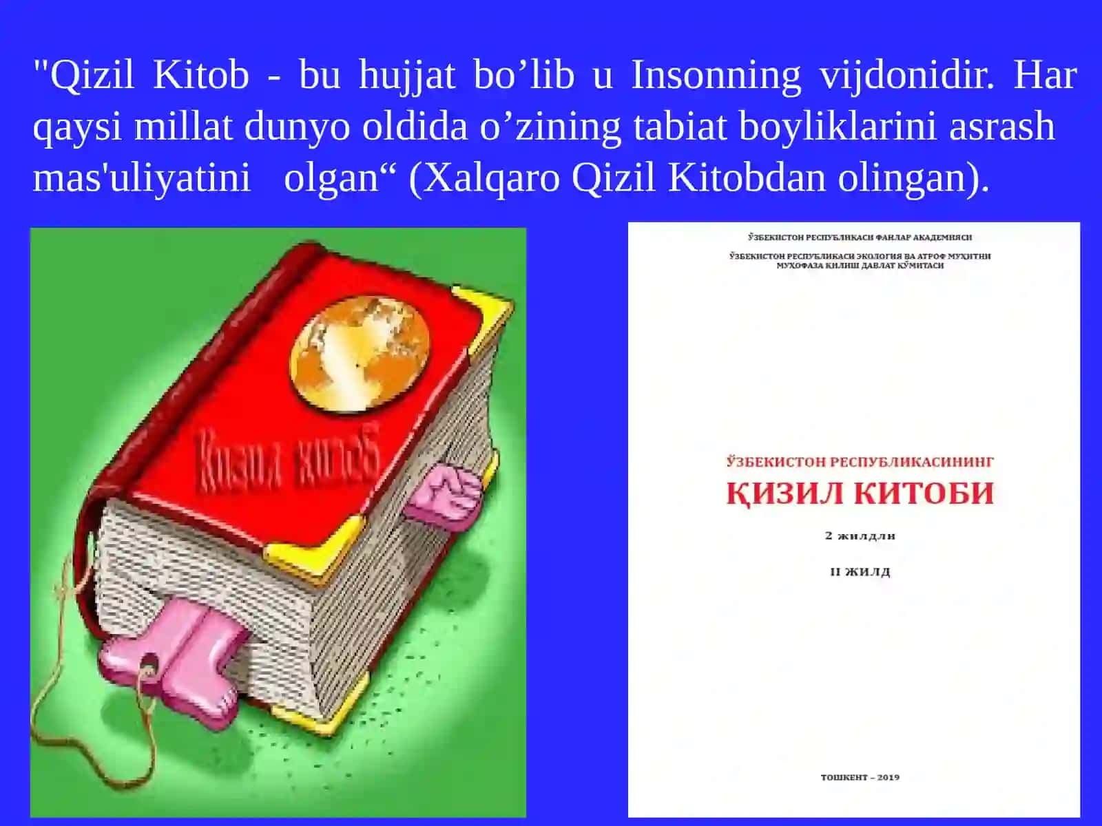 KIRISH FANNING MAQSAD VA VAZIFALARI, QIZIL KITOBNING YARATILISHI TARIXI 3