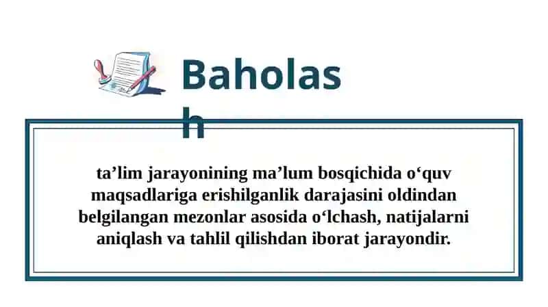 Maxsus fanlarni o'qitishda talabalarning bilim, ko‘nikma va malakalarni baholash 3