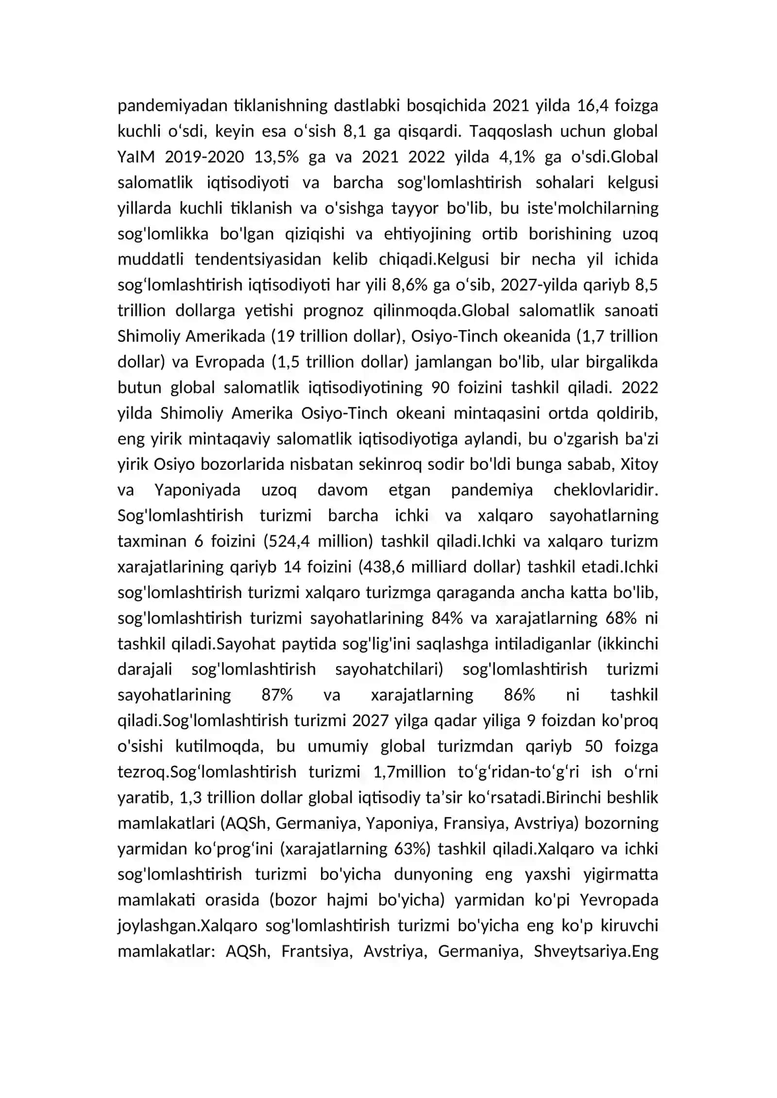 Sog'lomlashtirish turizmi 3
