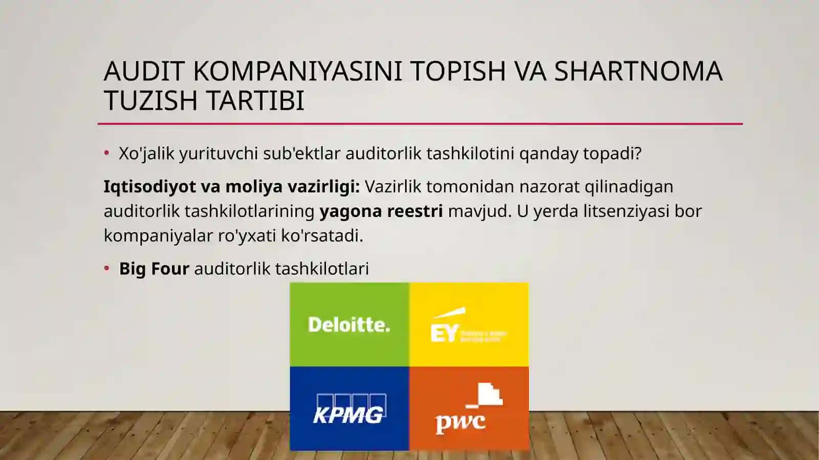 Audit xalqaro standartlari asosida auditni tashkil qilish 3