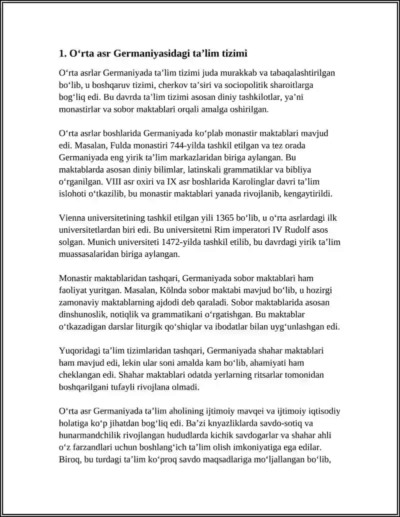 GERMANIYA TALIMOTLAR TARIXI 3