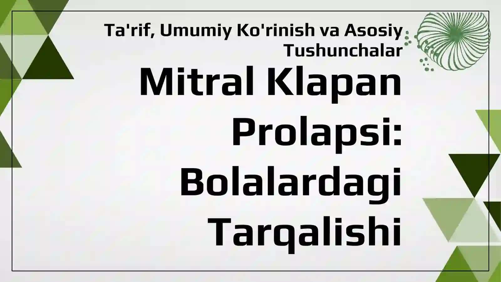 Mitral klapan prolapsi 3