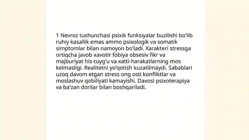 Nevroz va uning turlari 3