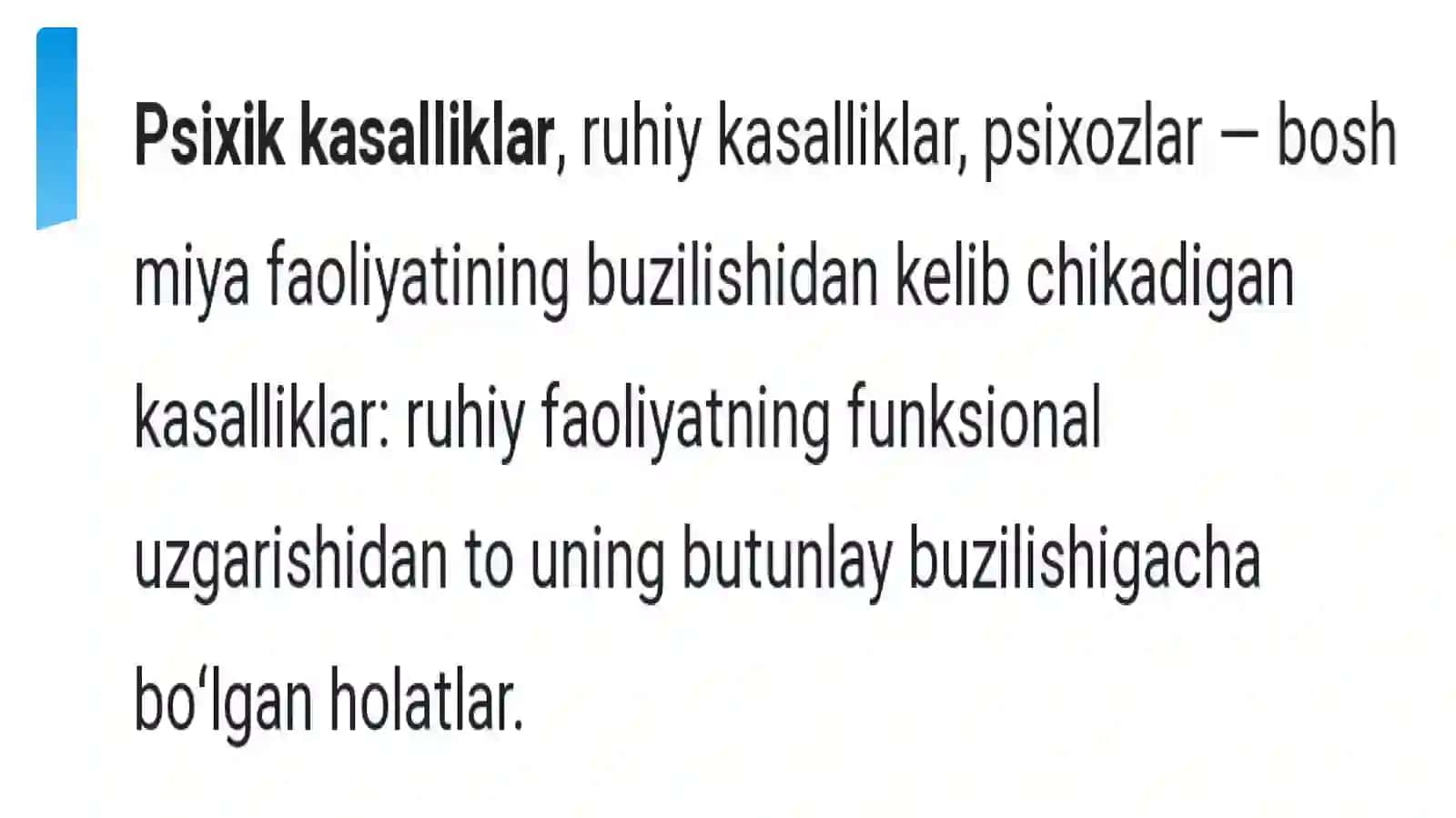 Psixologik kasalliklar 3