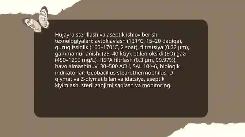 Hujayra muhandisligidagi texnologik jarayonlar 3