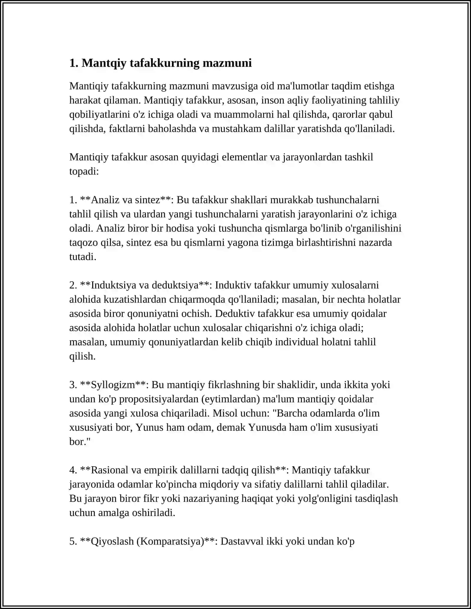 TAFAKKURNING MANTIQIY SHAKLLARI VA QONUNLARI 3
