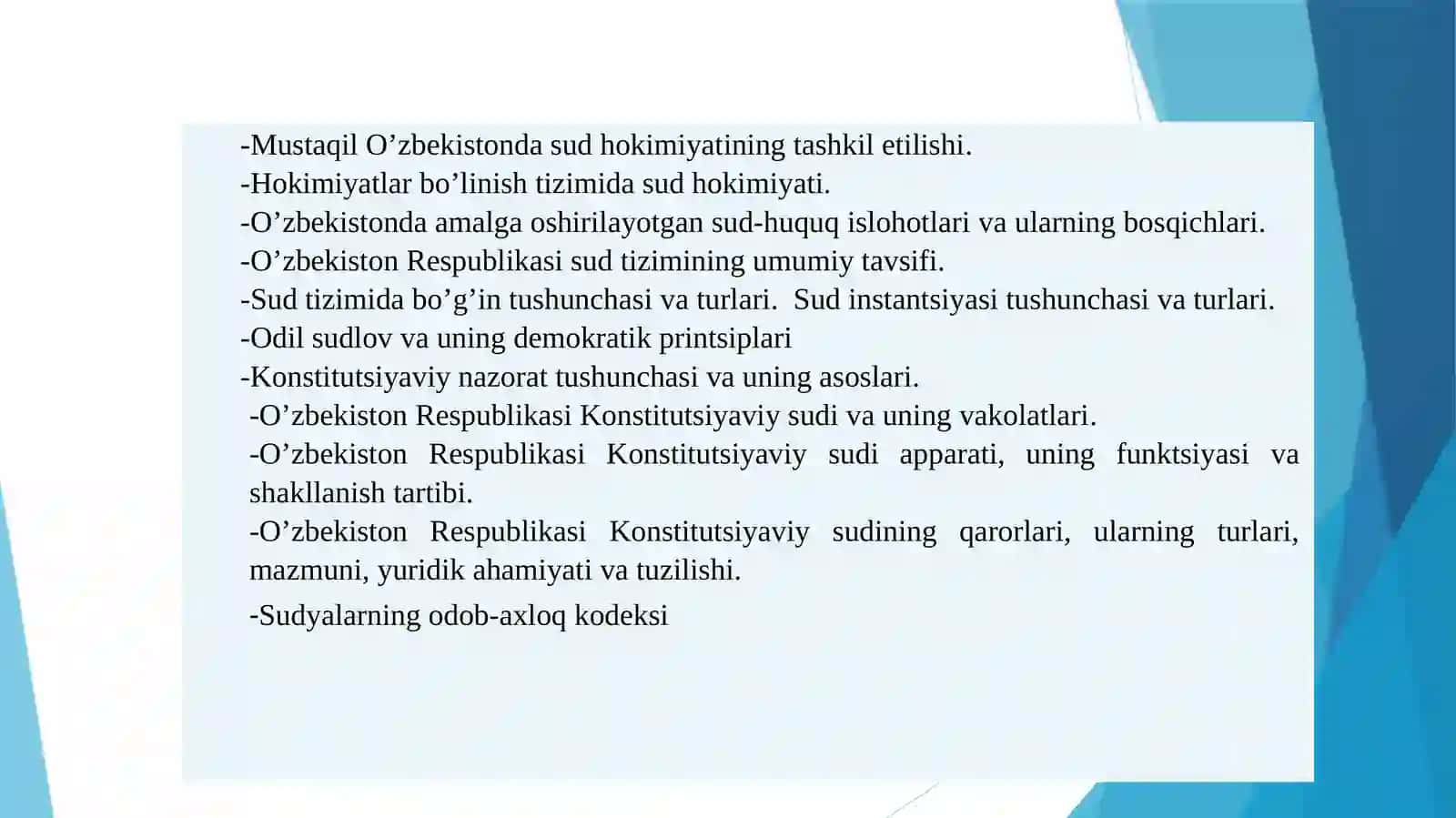 O’zbekiston Respublikasida sud hokimiyati 3