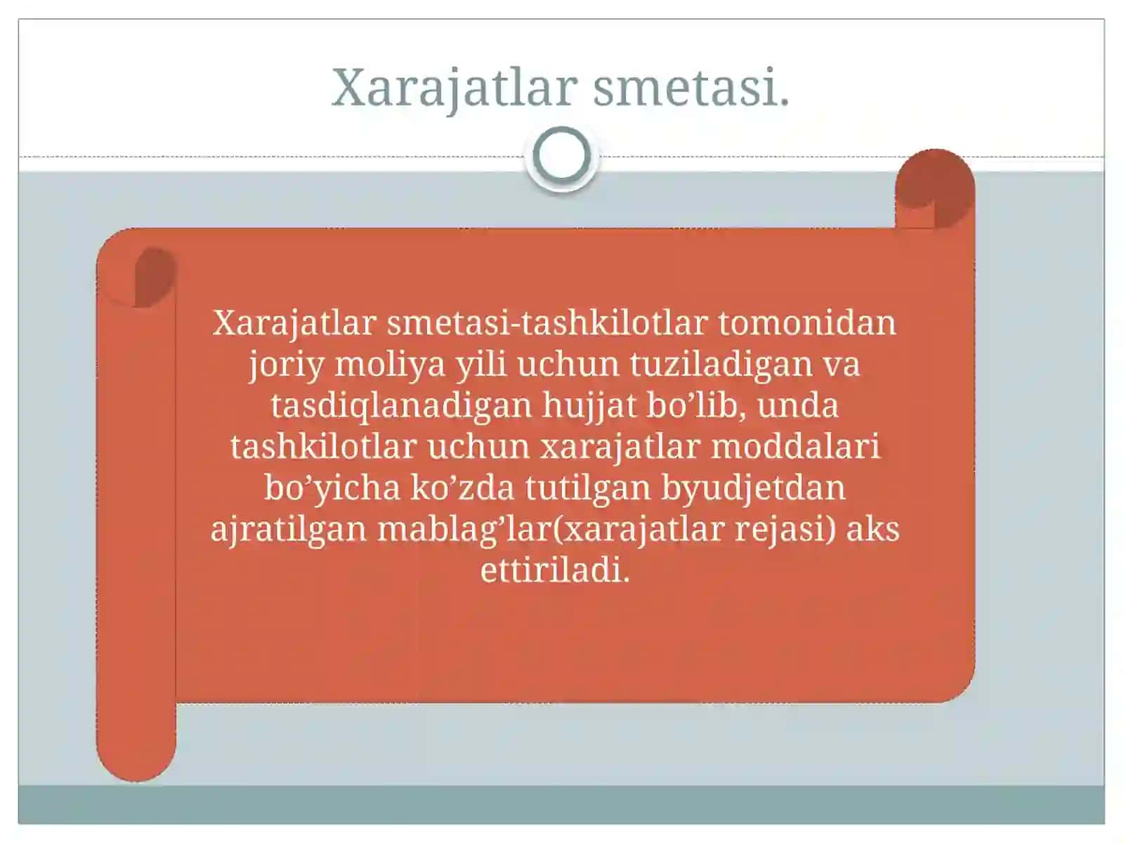 Byudjet tashkilotlarida smetalar hamda shtatlar jadvalini tuzish, tasdiqlash va taqdim etish tartibi 3