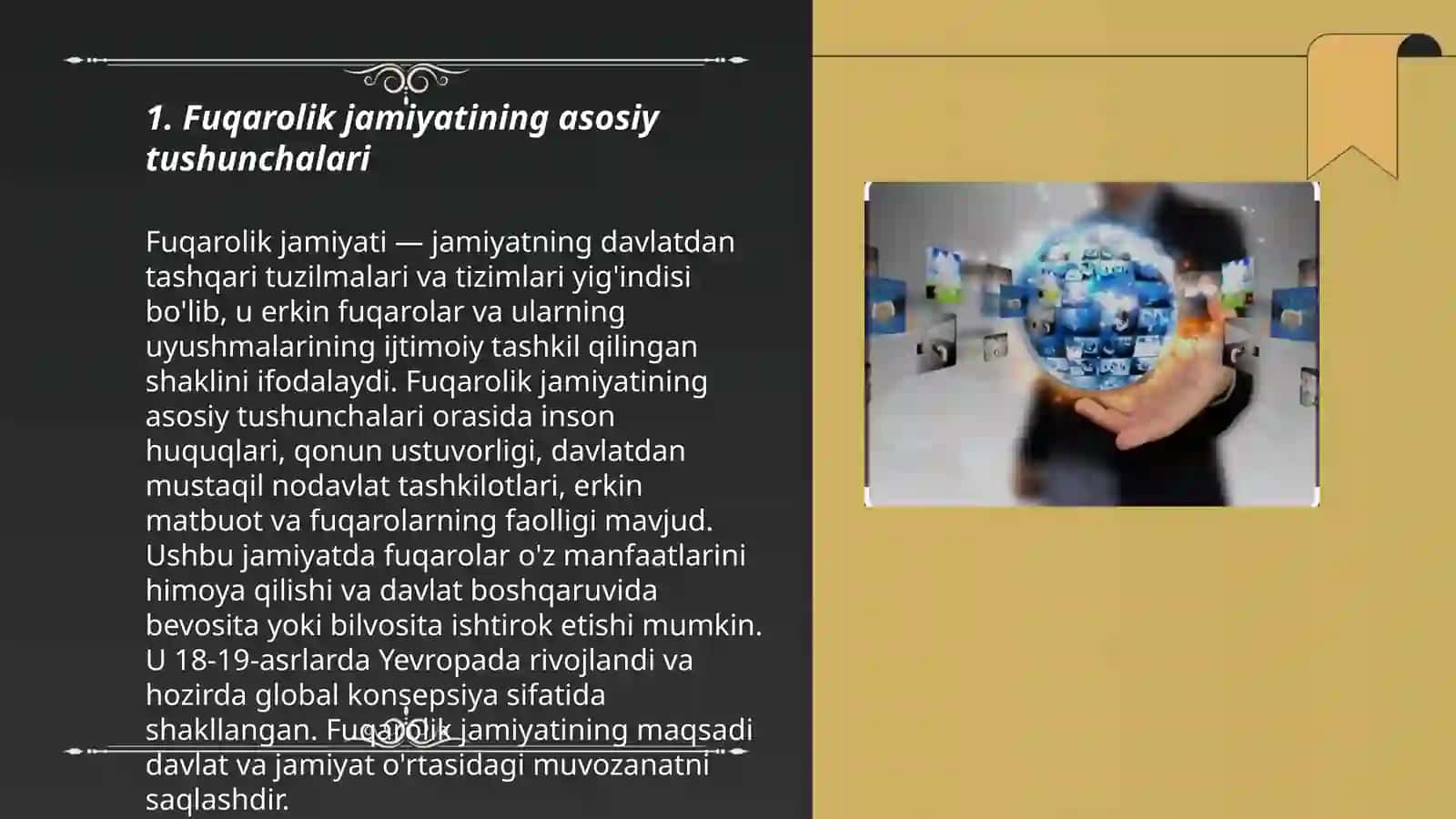 Fuqarolik jamiyati va shaxs o'rtasidagi o'zaro munosabatlarning konstitutsiyaviy asosi 3
