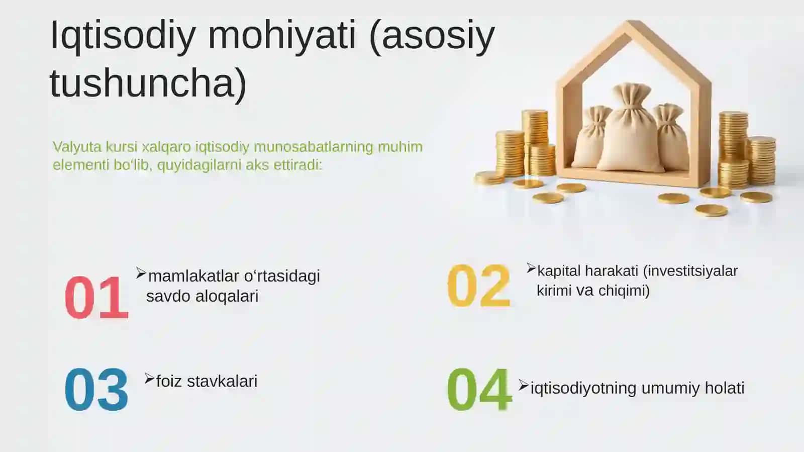 Valyuta kursining iqtisodiy mohiyati 3