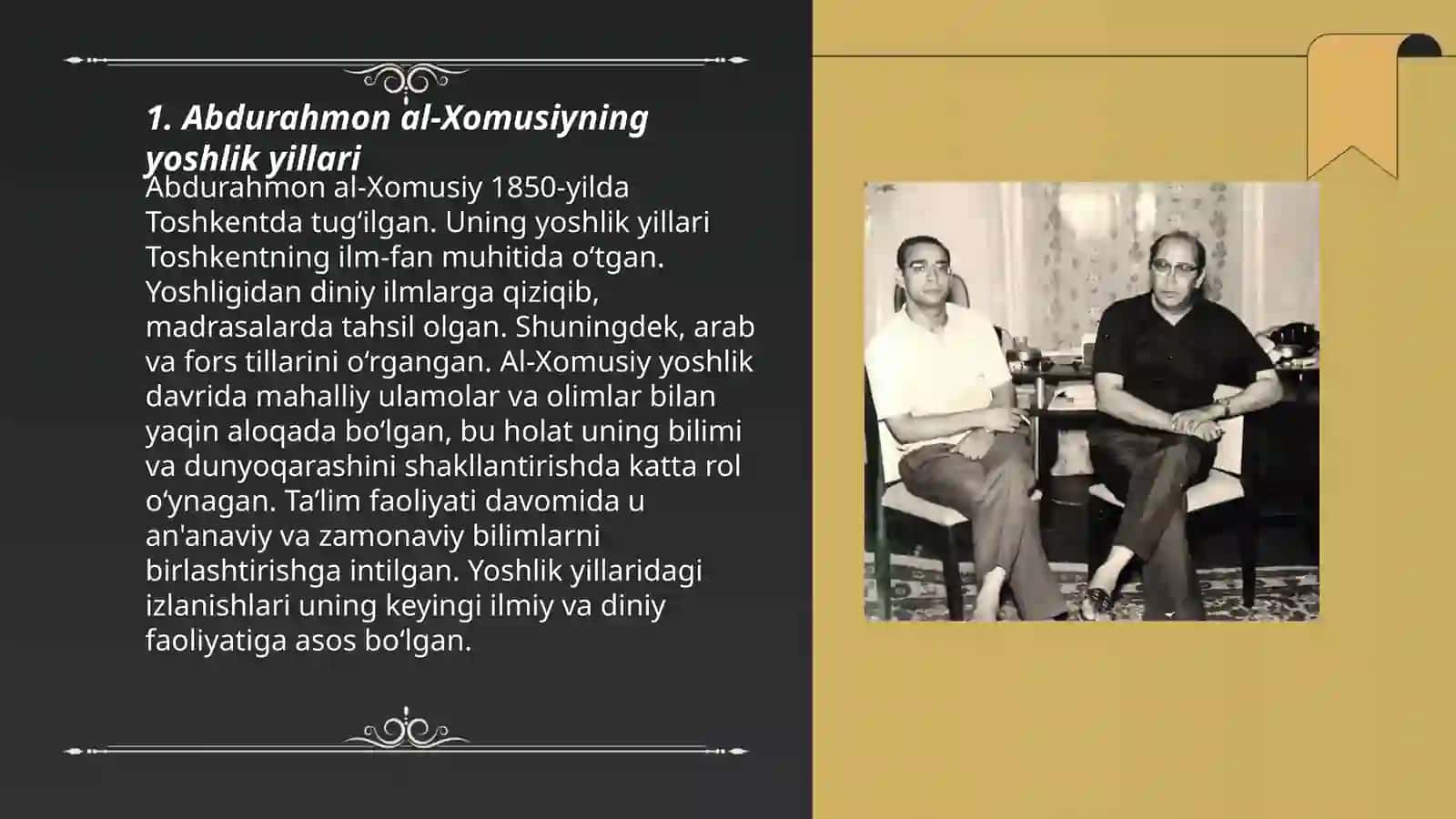 Abdurahmon al-Xomusiy hayoti va ijodi 3