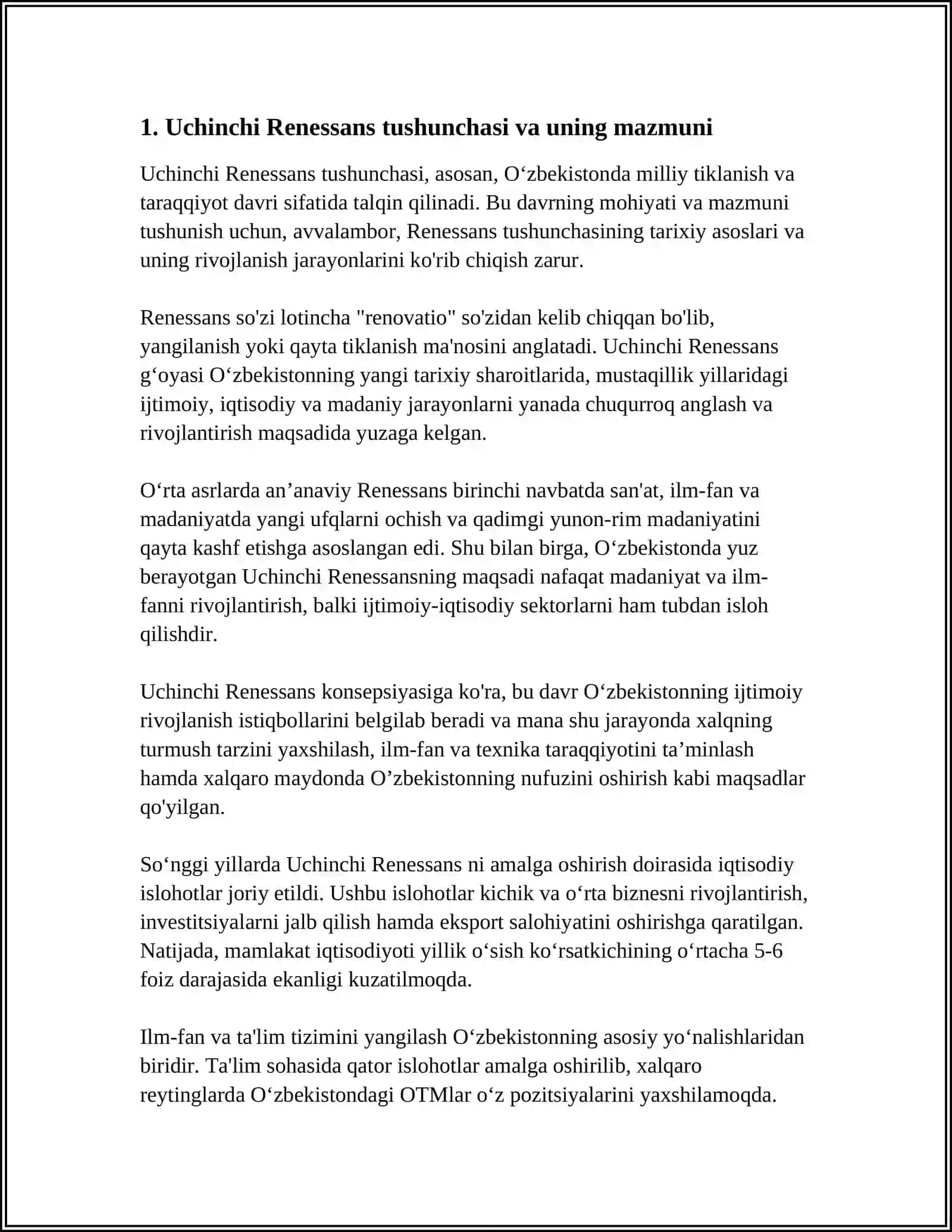 UCHINCHI RENESSANSNI BUNYOD ETISHDA MURABBIY VA TARBIYACHILARNING O‘RNI 3