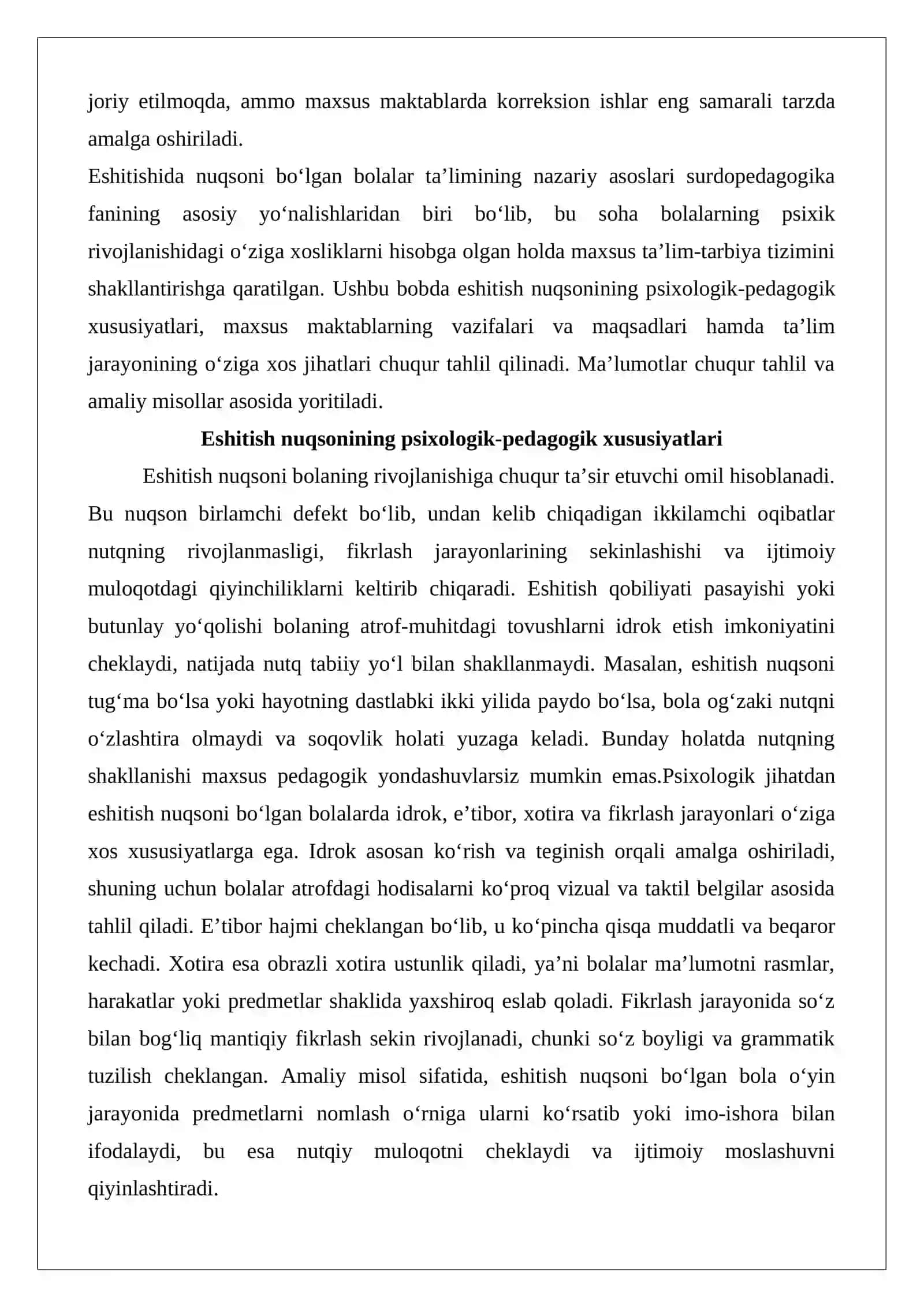 Eshitishida nuqsoni bo‘lgan bolalar maktabida ta’lim tamoyillari va metodlari 3