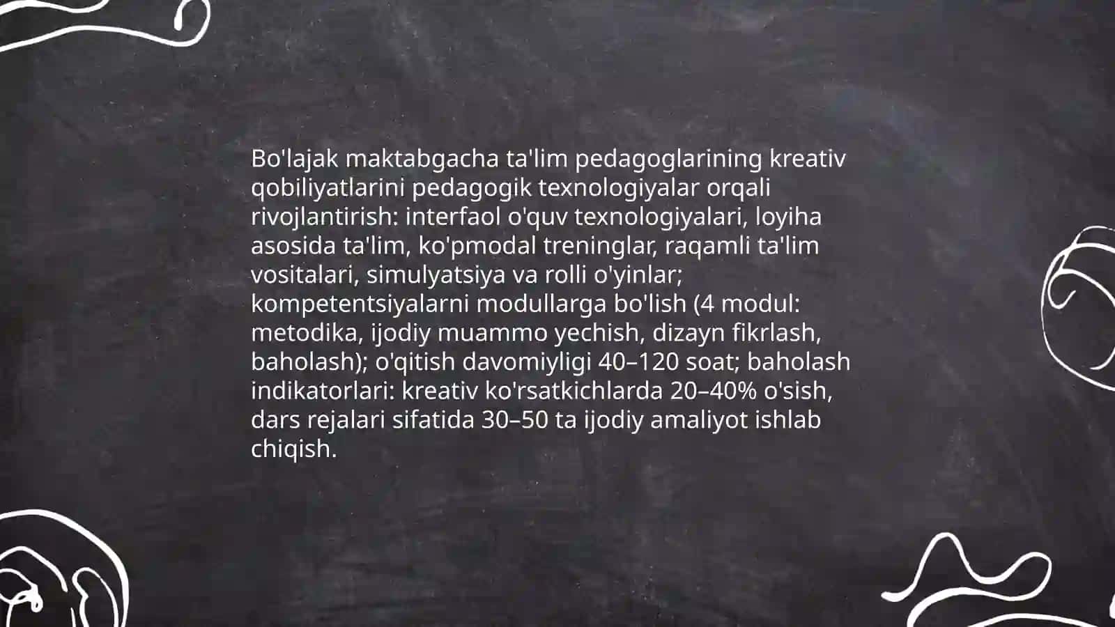 Bo'lajak maktabgacha ta'lim pedagoglarini kreativ qobilyatlarni rivojlantirish 3