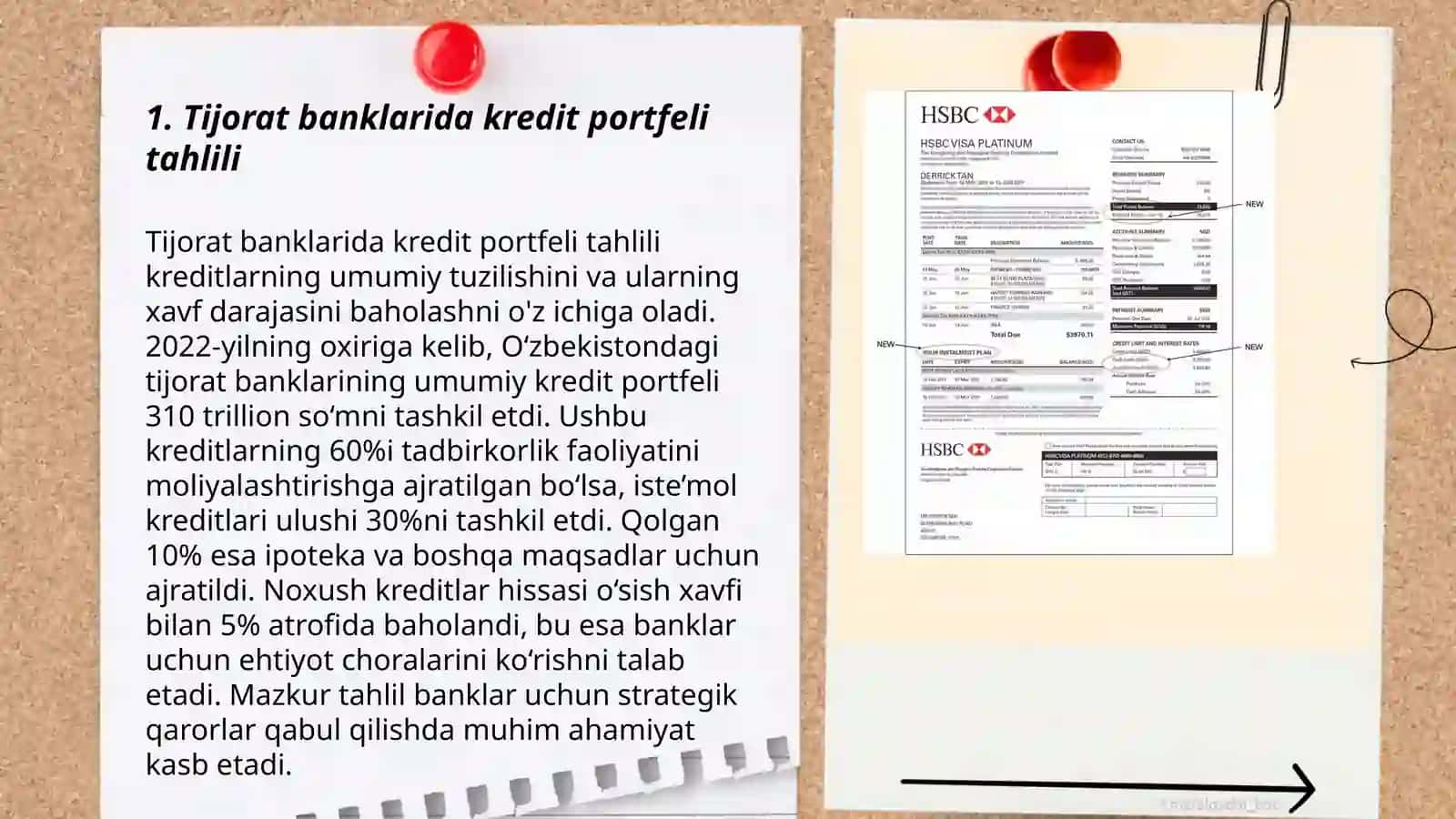 Tijorat banklarida kredit portfeli tahlili 3
