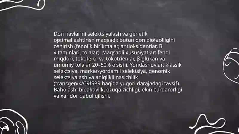 Biologik faol bolgan butun donni qollab ishlab chiqarish 3