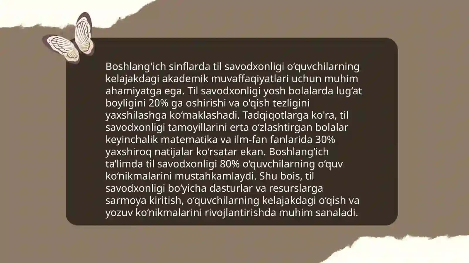 Boshlang'ich sinflarda til savodxonlik metodikasining tekshirish metodlarini o'tish 3
