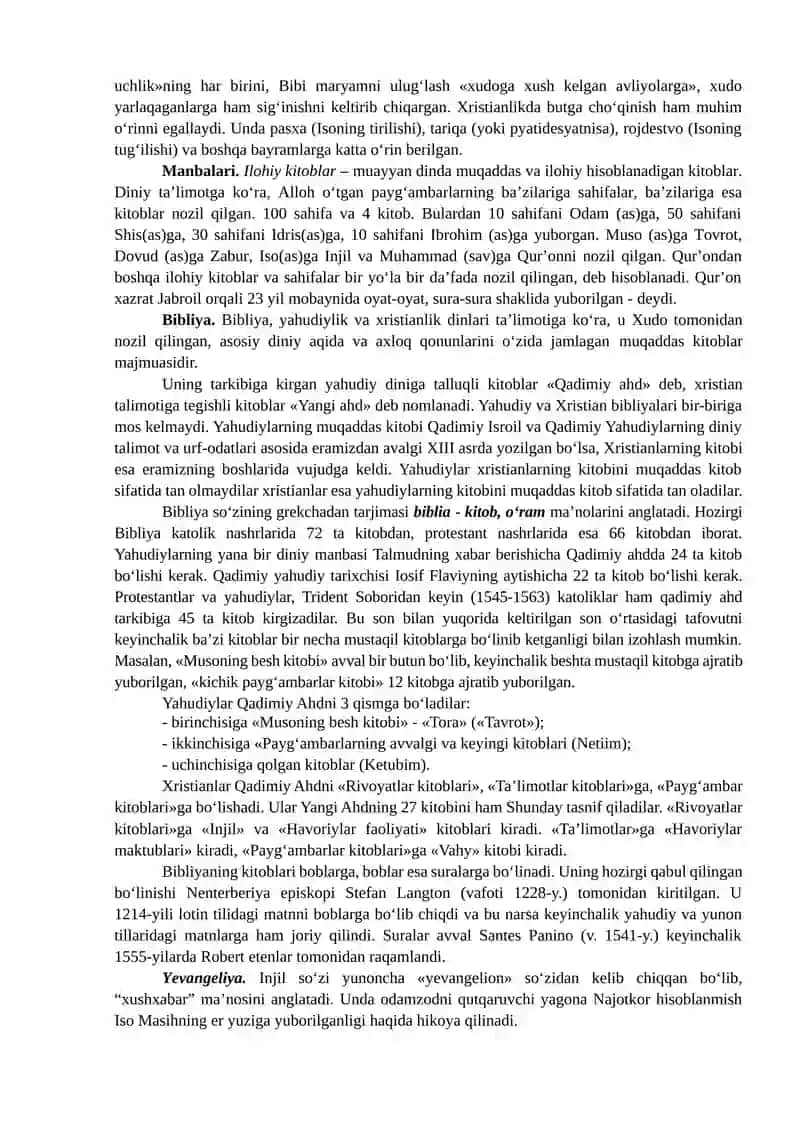 XRISTIAN DINI TARIXI VA ASOSIY G‘OYALARI 3