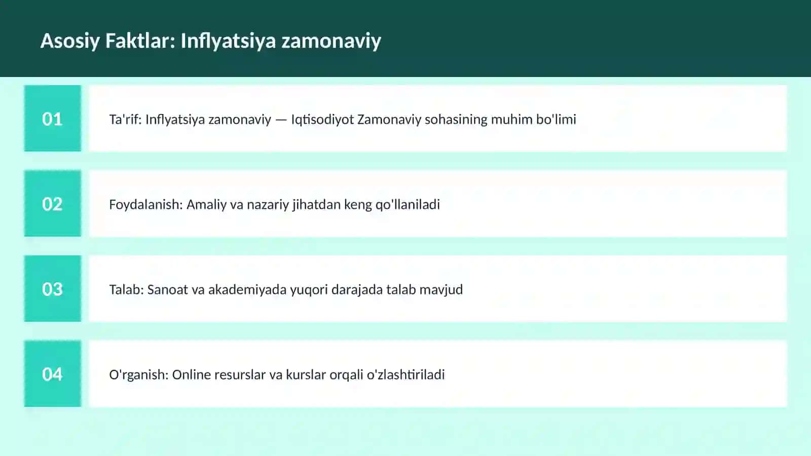Inflyatsiya zamonaviy 3