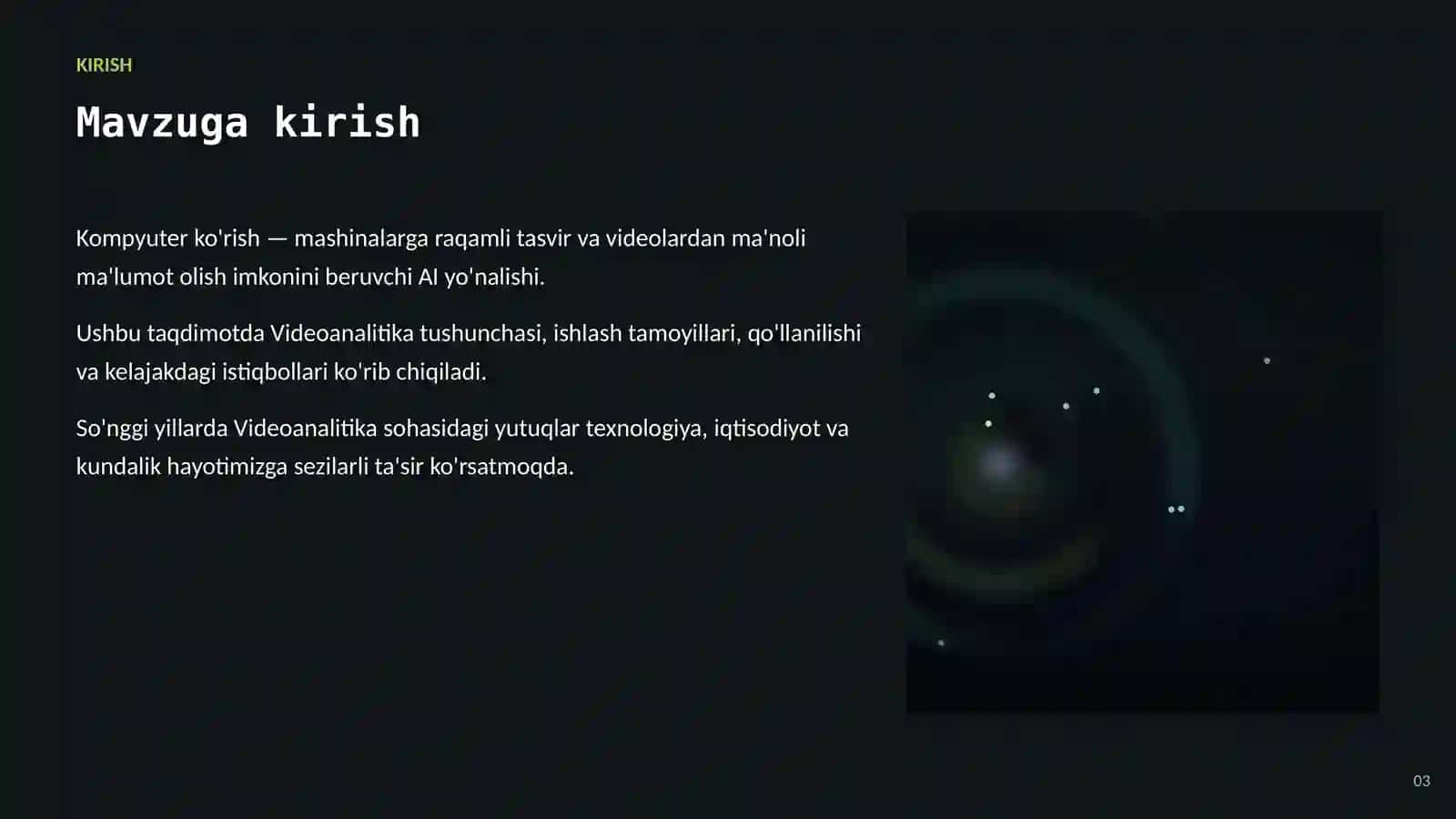 Videoanalitika: asoslari va qo'llanilishi 3
