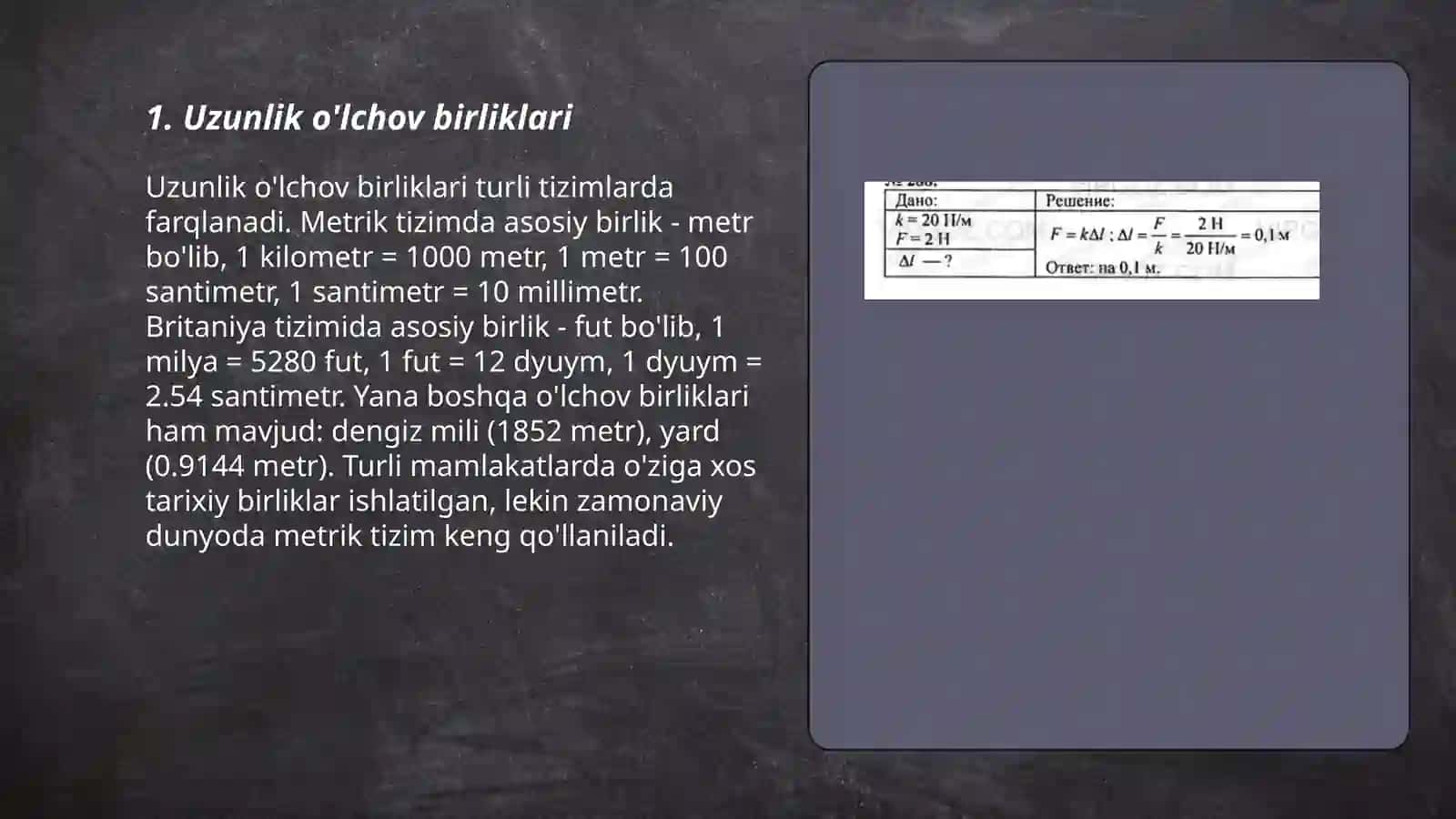 Uzunlik vaqt yuza sigim massa hajm mavzulari yuzasidan masalalat 3