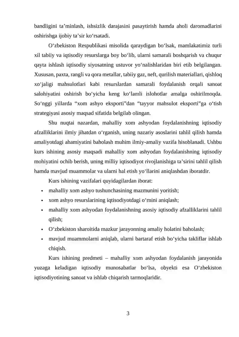 MAHALLIY XOM ASHYODAN FOYDALANISHNING IQTISODIY AFZALLIKLARI 3