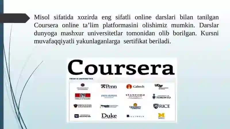 Coursera onlineta’limplatformasi 3