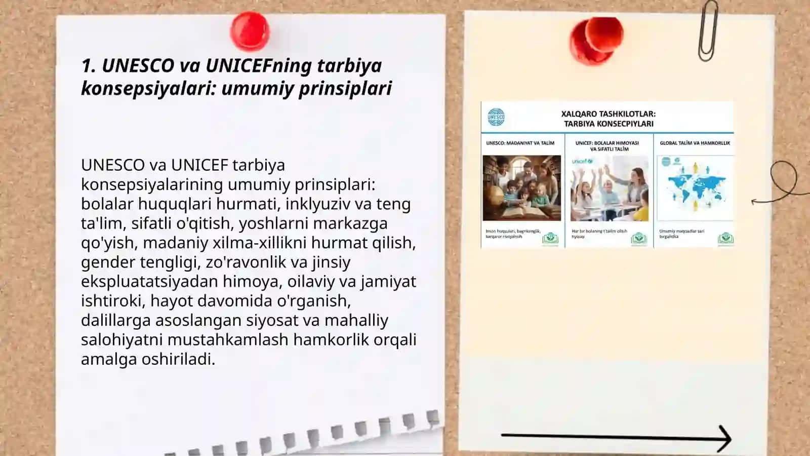 UNESCO va UNICEFning tarbiya konsepsiyalari: umumiy prinsiplari 3