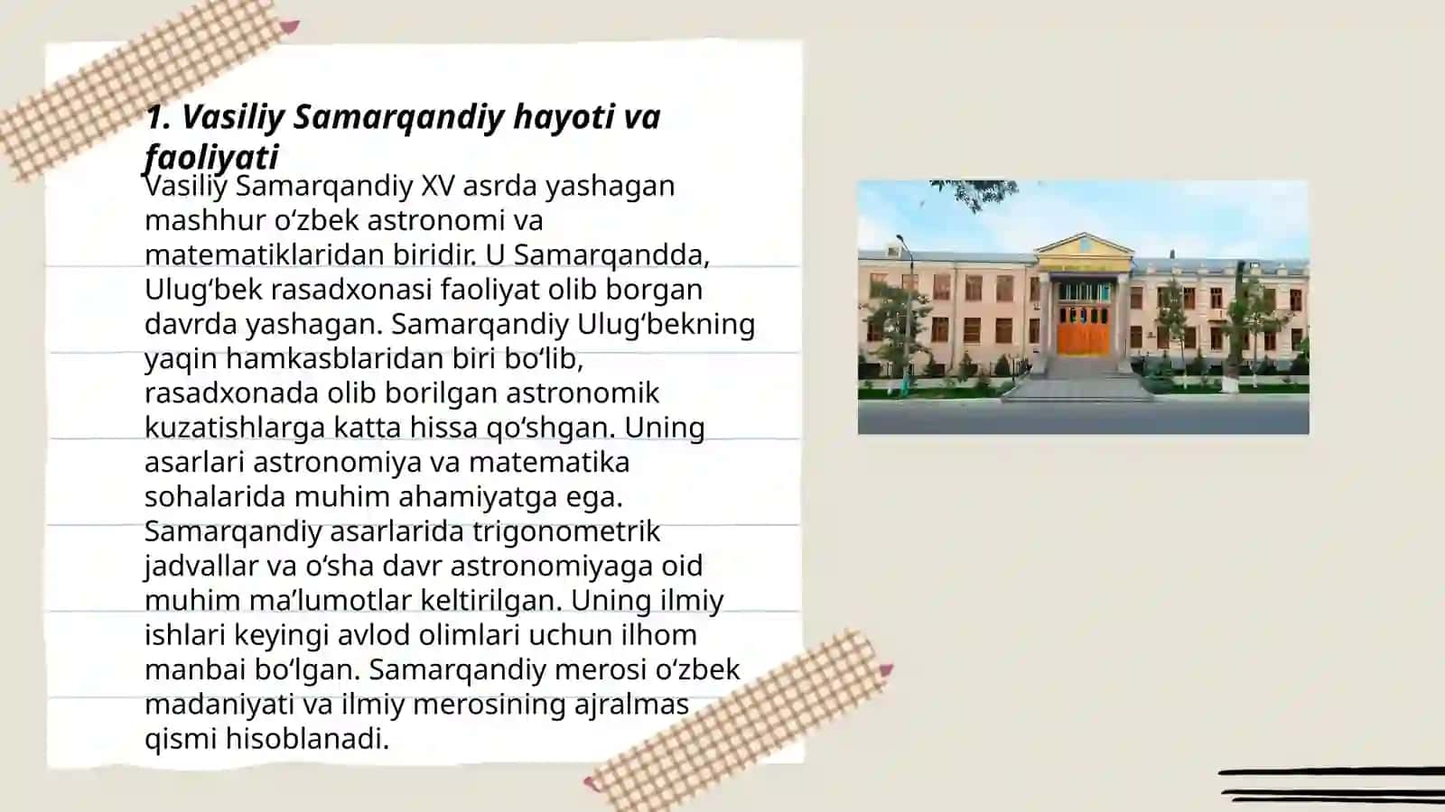 Vasliy Samarqandiy hayoti va ijodiy merosi 3