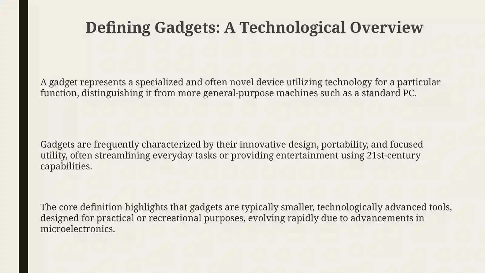 Gadgets 3