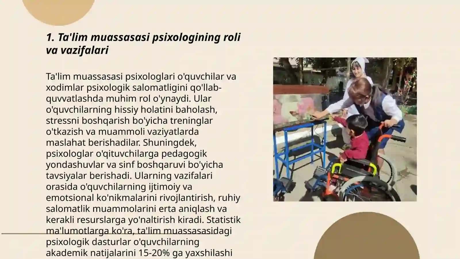 Ta'lim muassasasi psixologining targ'ibot-tashviqot faoliyati 3