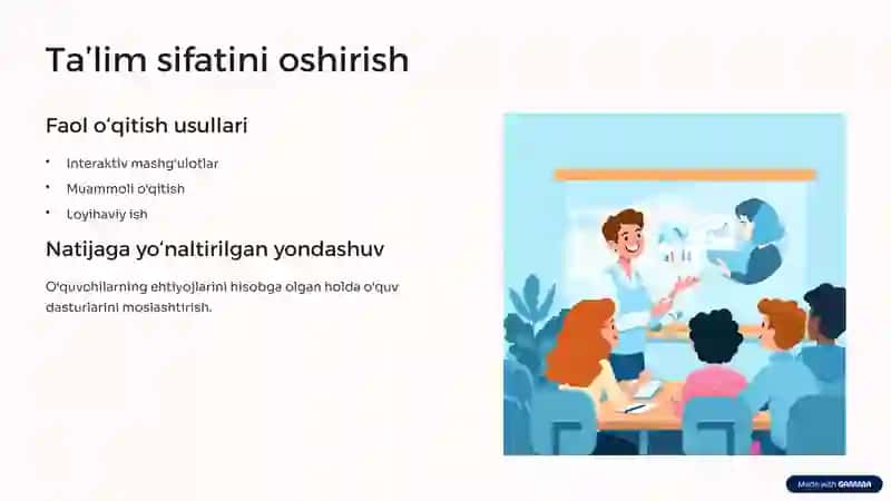 Pedagogik mahorat: Ahamiyt va Rivojlantirish Yo‘llari 3