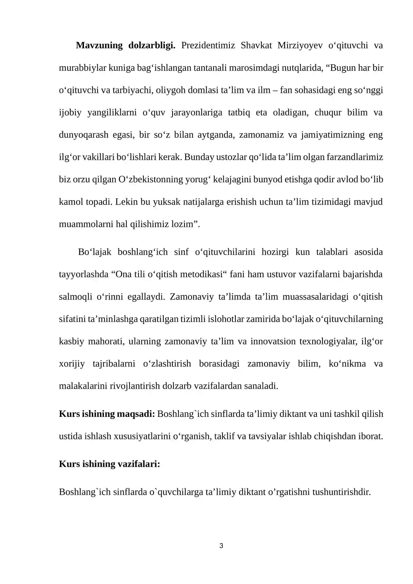 BOSHLANG`ICH SINFLARDA TA’LIMIY DIKTANT VA UNI TASHKIL ETISH 3