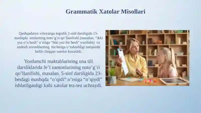 Yordamchi Maktab Darsliklaridagi Xatolarni Aniqlash 3