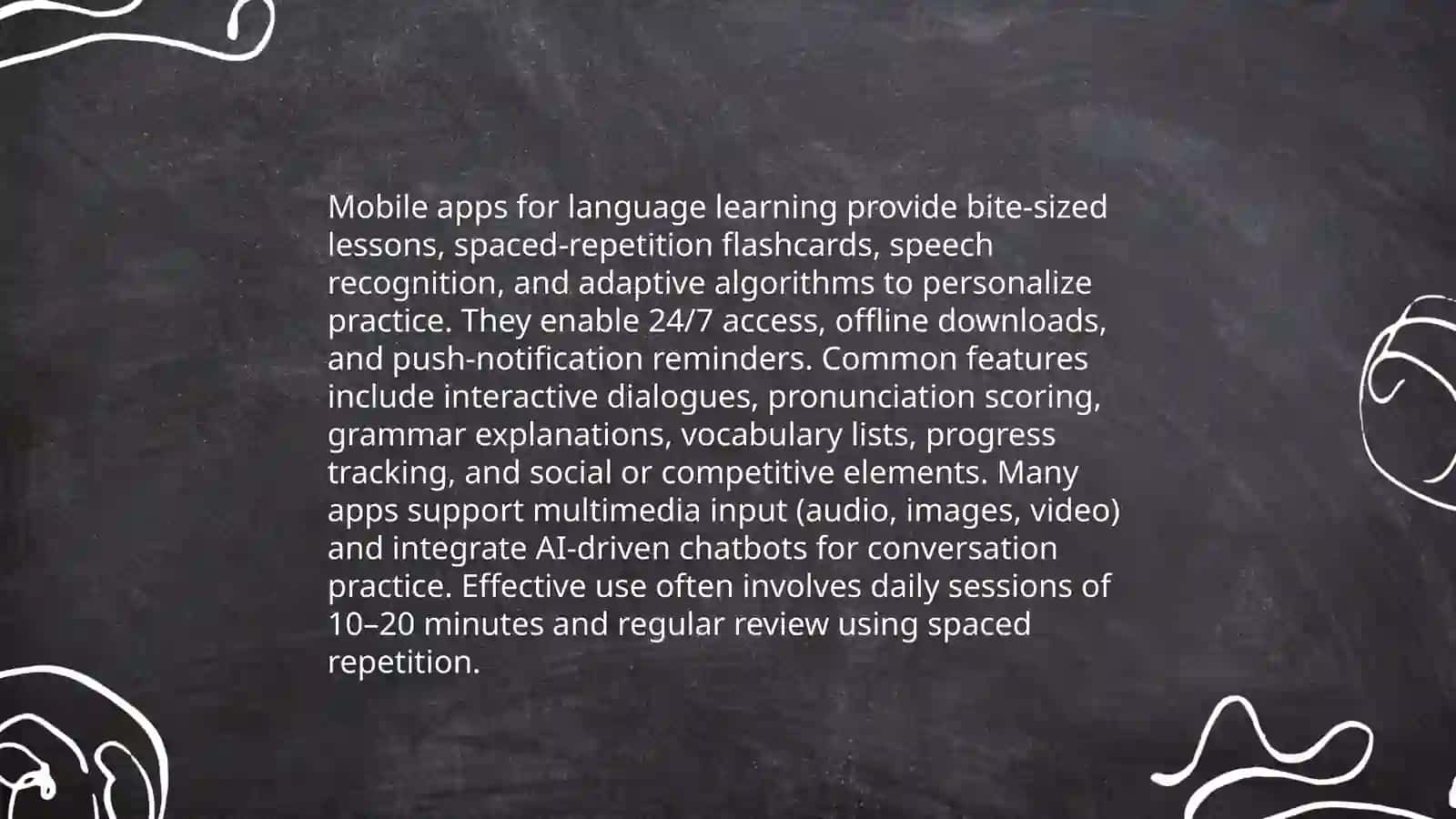 Mobile apps for language learning 3