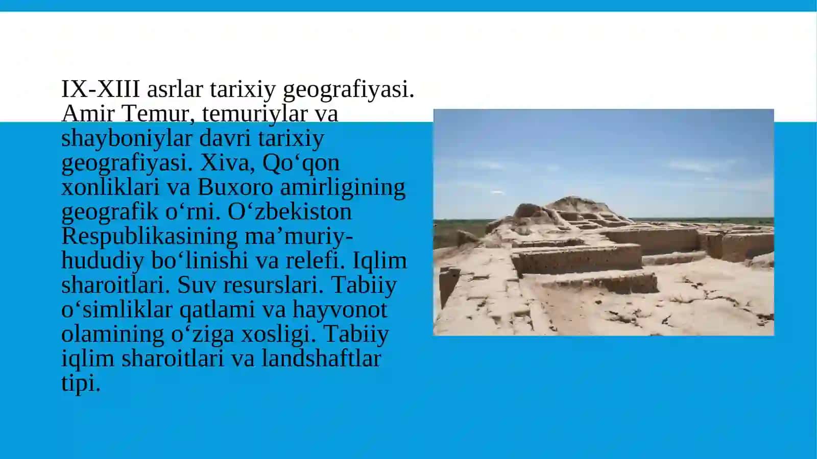 O‘LKAMIZNING TARIXIY-MADANIY VILOYATLARI 3